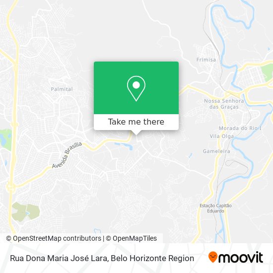 Rua Dona Maria José Lara map