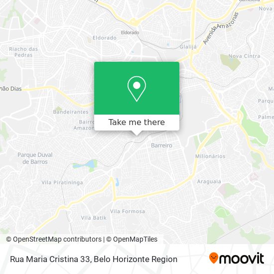 Rua Maria Cristina 33 map