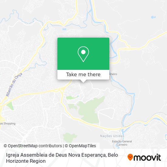 Igreja Assembleia de Deus Nova Esperança map