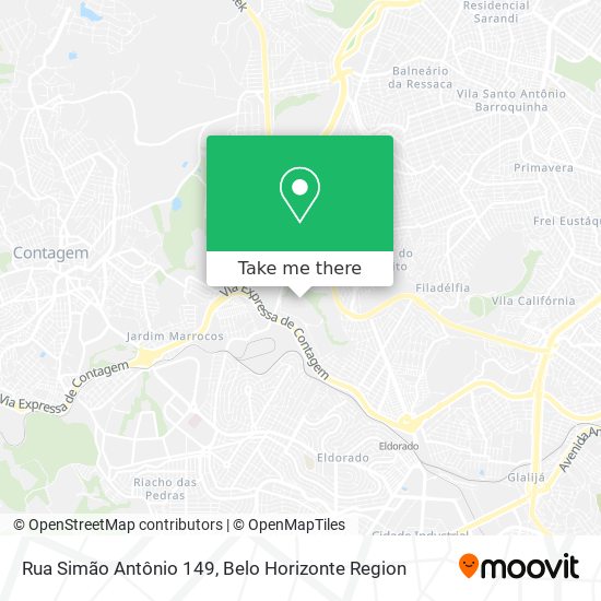 Rua Simão Antônio 149 map