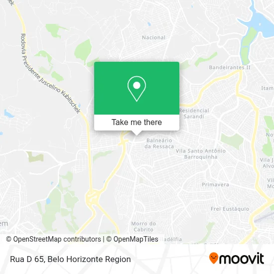 Rua D 65 map