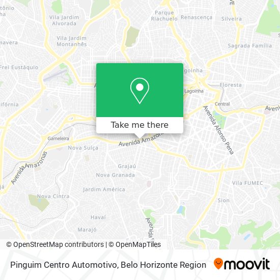 Pinguim Centro Automotivo map
