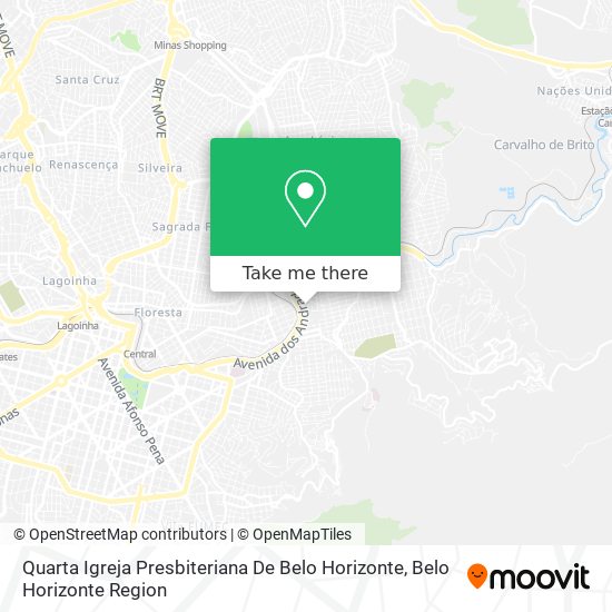 Quarta Igreja Presbiteriana De Belo Horizonte map