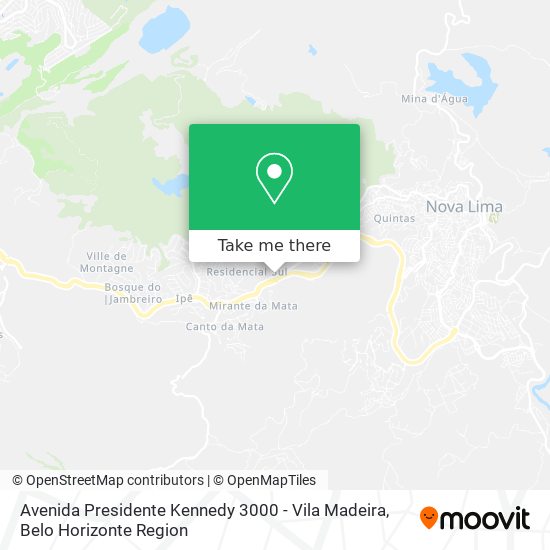 Avenida Presidente Kennedy 3000 - Vila Madeira map