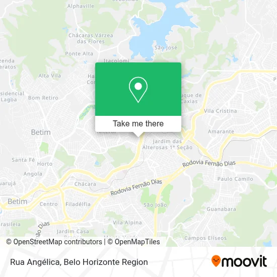 Rua Angélica map
