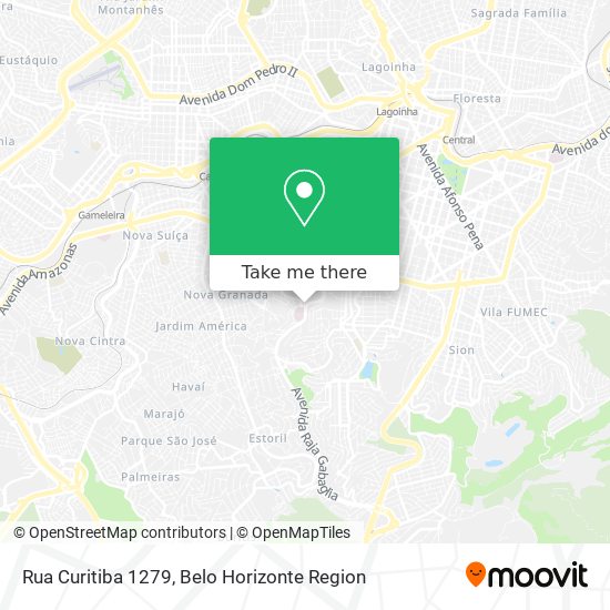 Rua Curitiba 1279 map