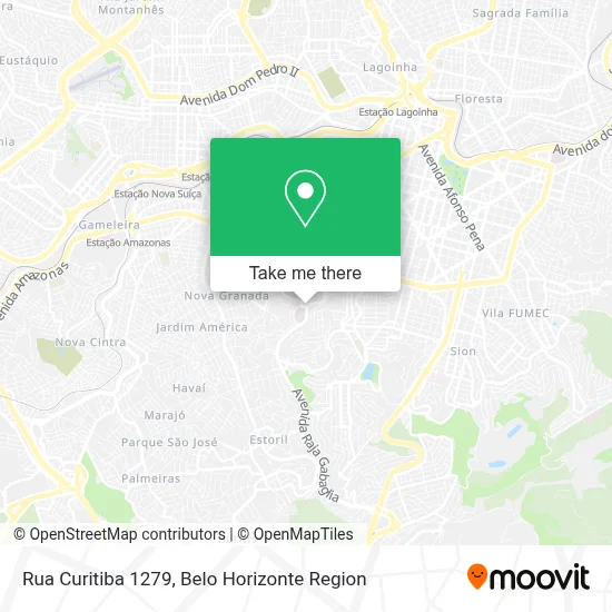 Rua Curitiba 1279 map