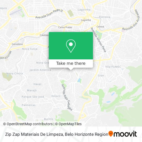Zip Zap Materiais De Limpeza map