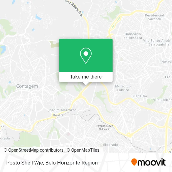Posto Shell Wje map