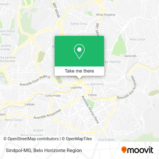 Sindpol-MG map