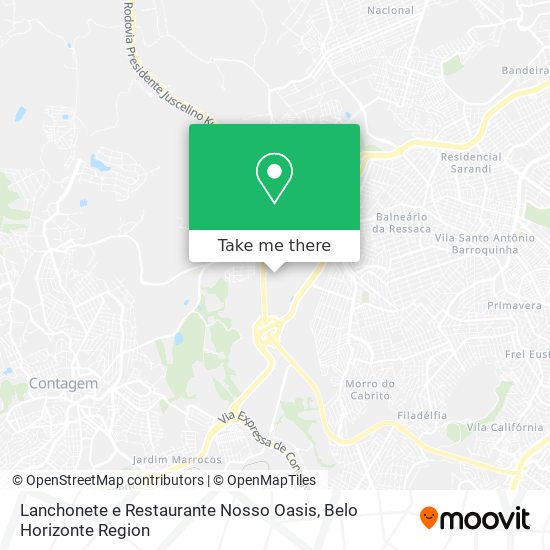Lanchonete e Restaurante Nosso Oasis map