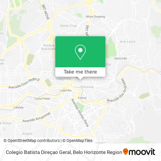 Colegio Batista Direçao Geral map