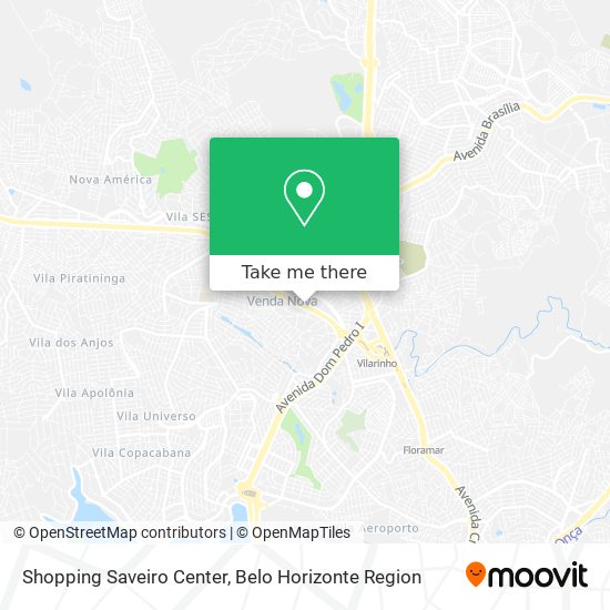 Shopping Saveiro Center map