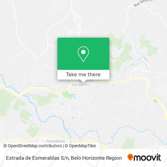 Mapa Estrada de Esmeraldas S/n