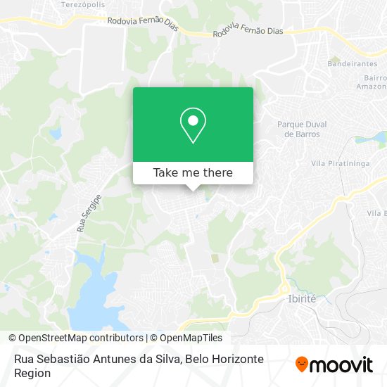 Rua Sebastião Antunes da Silva map