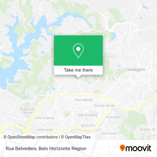 Rua Belvedere map