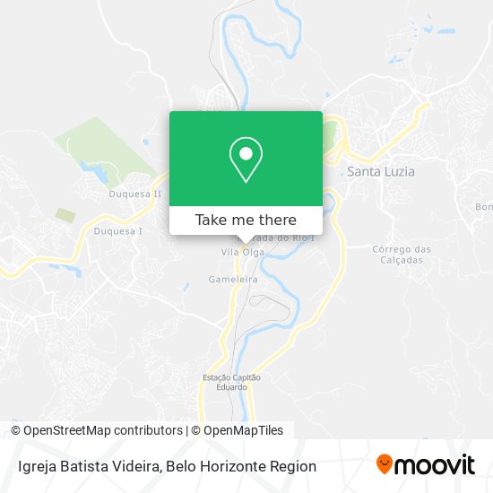 Igreja Batista Videira map