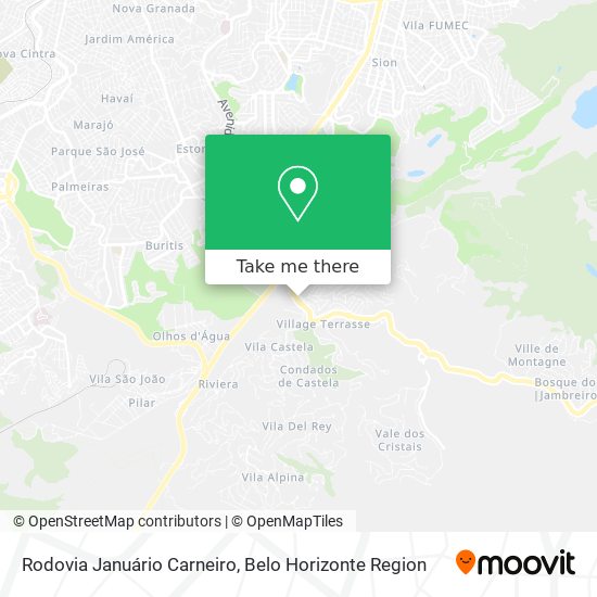 Rodovia Januário Carneiro map