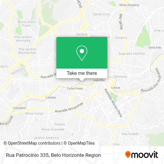Rua Patrocínio 335 map