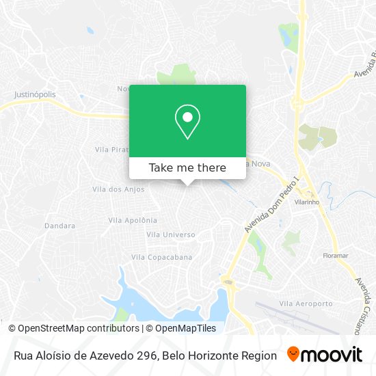 Mapa Rua Aloísio de Azevedo 296