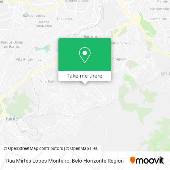 Rua Mirtes Lopes Monteiro map