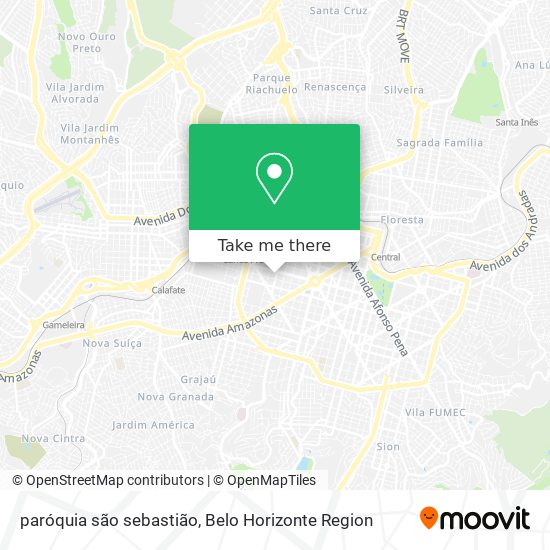paróquia são sebastião map