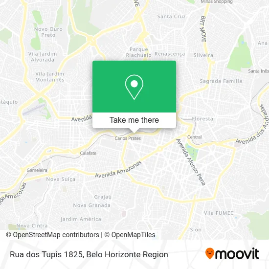 Rua dos Tupis 1825 map