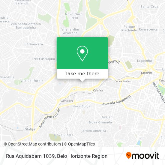 Rua Aquidabam 1039 map