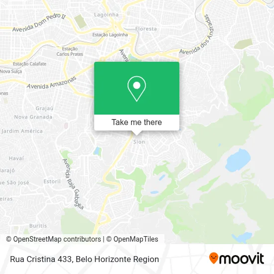 Rua Cristina 433 map