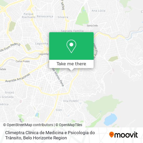 Climeptra Clínica de Medicina e Psicologia do Trânsito map