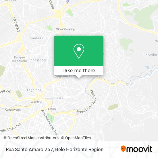 Rua Santo Amaro 257 map