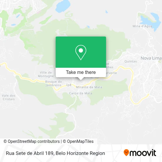 Rua Sete de Abril 189 map
