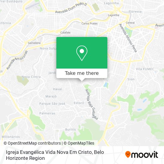 Igreja Evangélica Vida Nova Em Cristo map