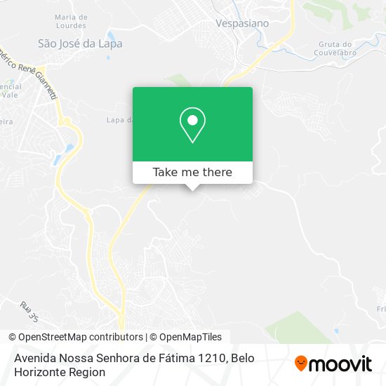 Avenida Nossa Senhora de Fátima 1210 map