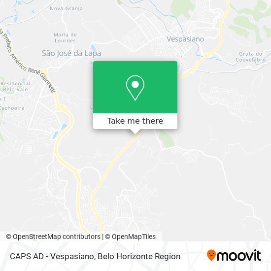 CAPS AD - Vespasiano map