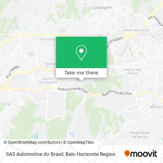 SAS Automotive do Brasil map