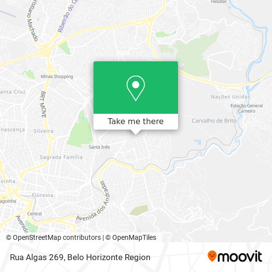 Mapa Rua Algas 269