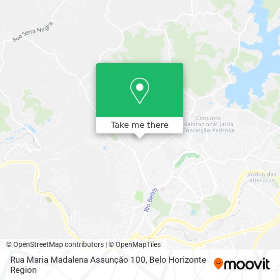 Mapa Rua Maria Madalena Assunção 100