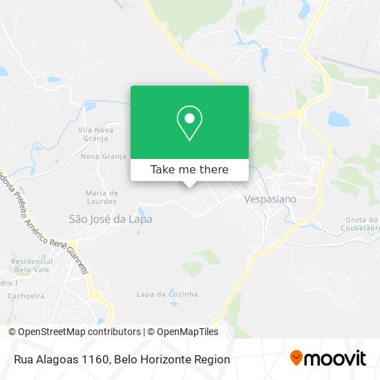 Rua Alagoas 1160 map