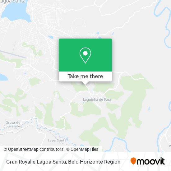 Gran Royalle Lagoa Santa map