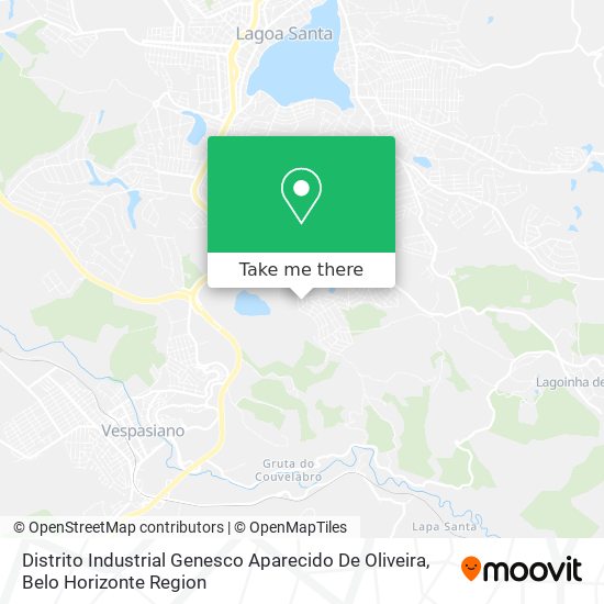Distrito Industrial Genesco Aparecido De Oliveira map