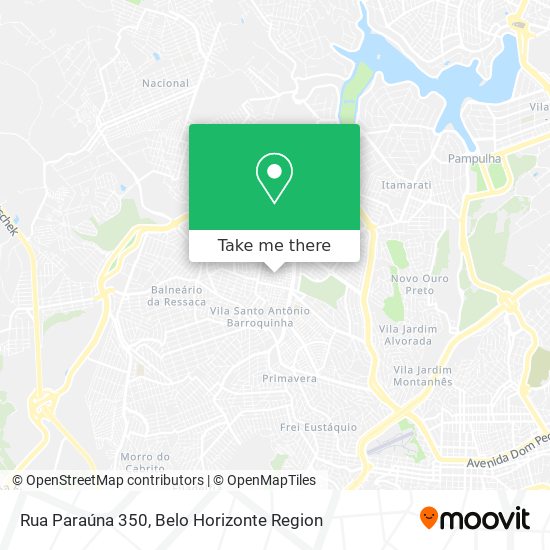 Rua Paraúna 350 map