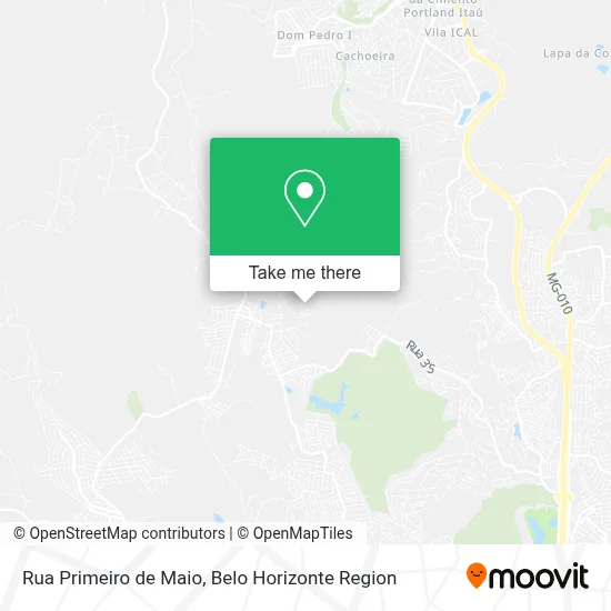 Rua Primeiro de Maio map