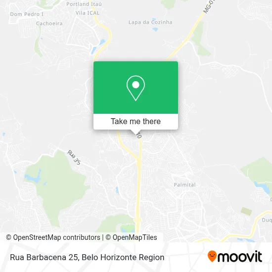 Rua Barbacena 25 map