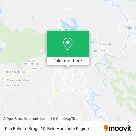 Mapa Rua Belmiro Braga 10