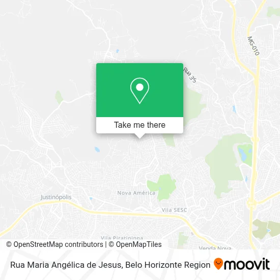 Rua Maria Angélica de Jesus map