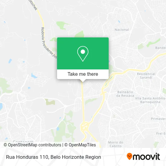 Rua Honduras 110 map