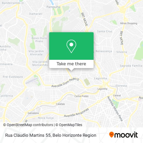 Rua Cláudio Martins 55 map
