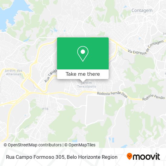 Rua Campo Formoso 305 map