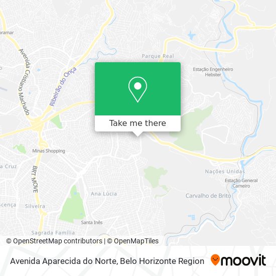 Avenida Aparecida do Norte map
